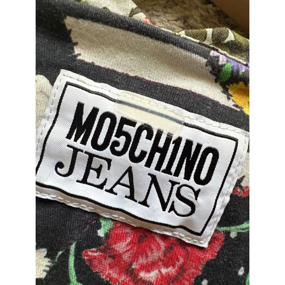 Moschino Jeans Patchwork Heart Print Mini Dress Multicolor IT 46 US 12 8 - Picture 7 of 9